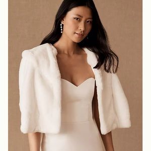 NWT BHLDN Anthropologie Ayala Shrug in Ivory
